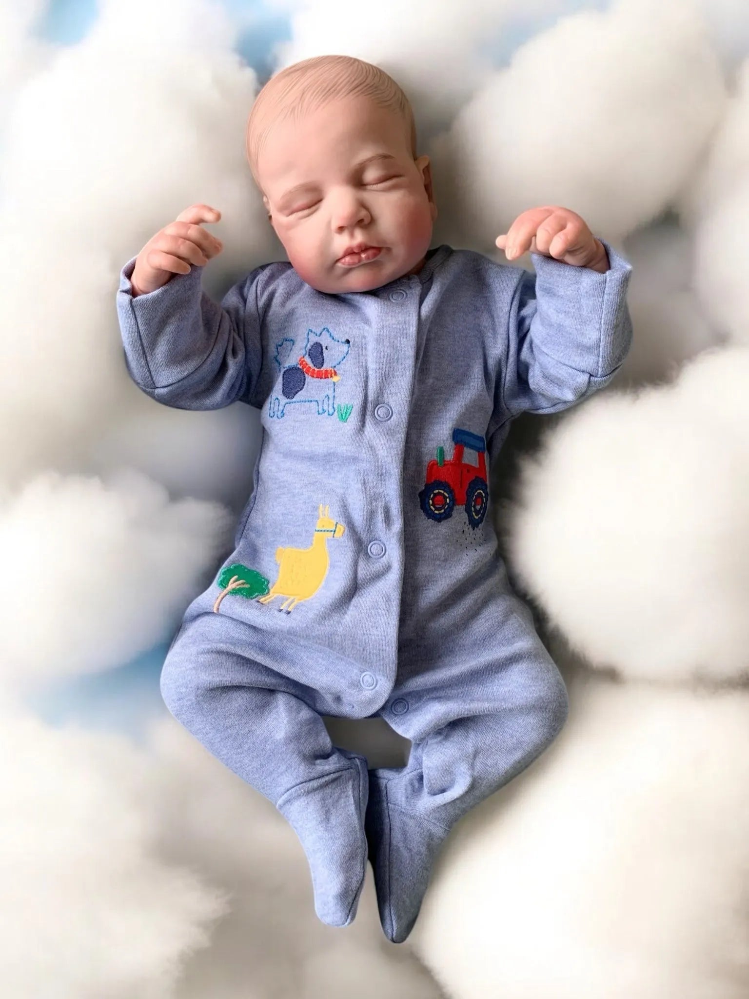 Louis– Sleeping Reborn Baby Doll Boy US