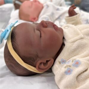 Reborn Baby Doll - African American Vinyl, Mark